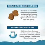 Beef Meaty Bites - Hypoallergenic Dog Treats 113g - Addiction Singapore