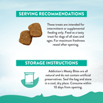 Brushtail Meaty Bites - Hypoallergenic Dog Treats 113g - Addiction Singapore