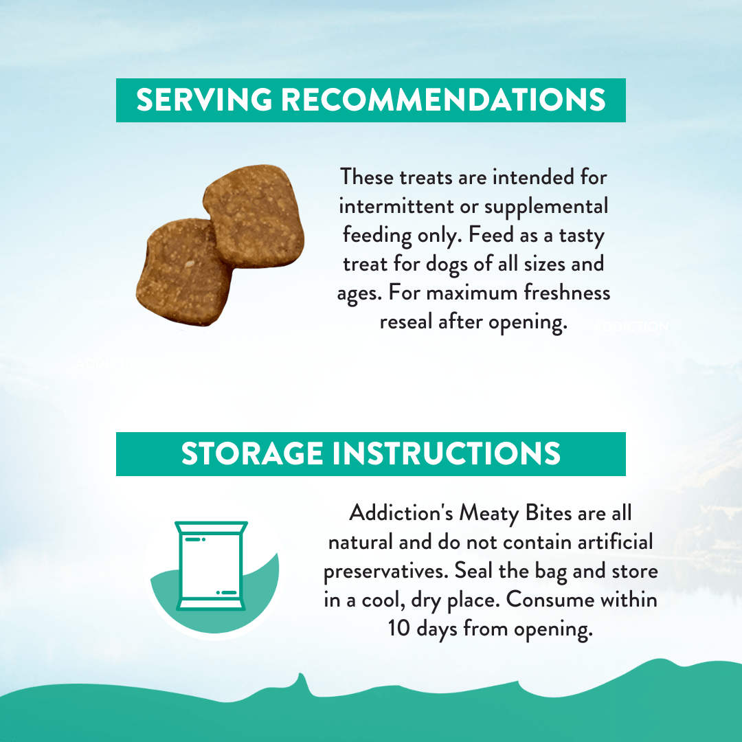 Brushtail Meaty Bites - Hypoallergenic Dog Treats 113g - Addiction Singapore
