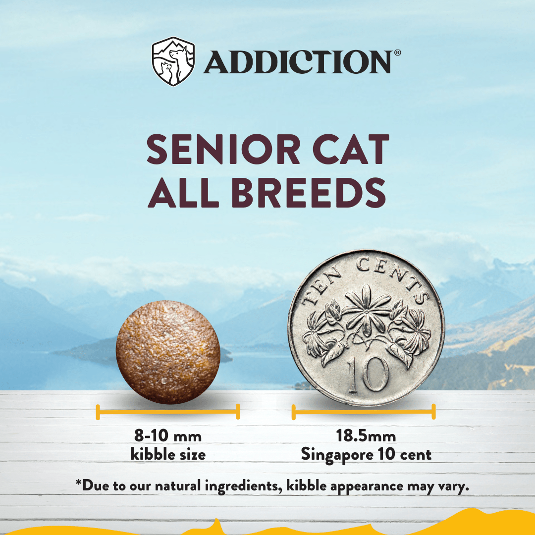 Chicken Supreme Senior Cat Dry Food 1.8kg - Addiction Singapore