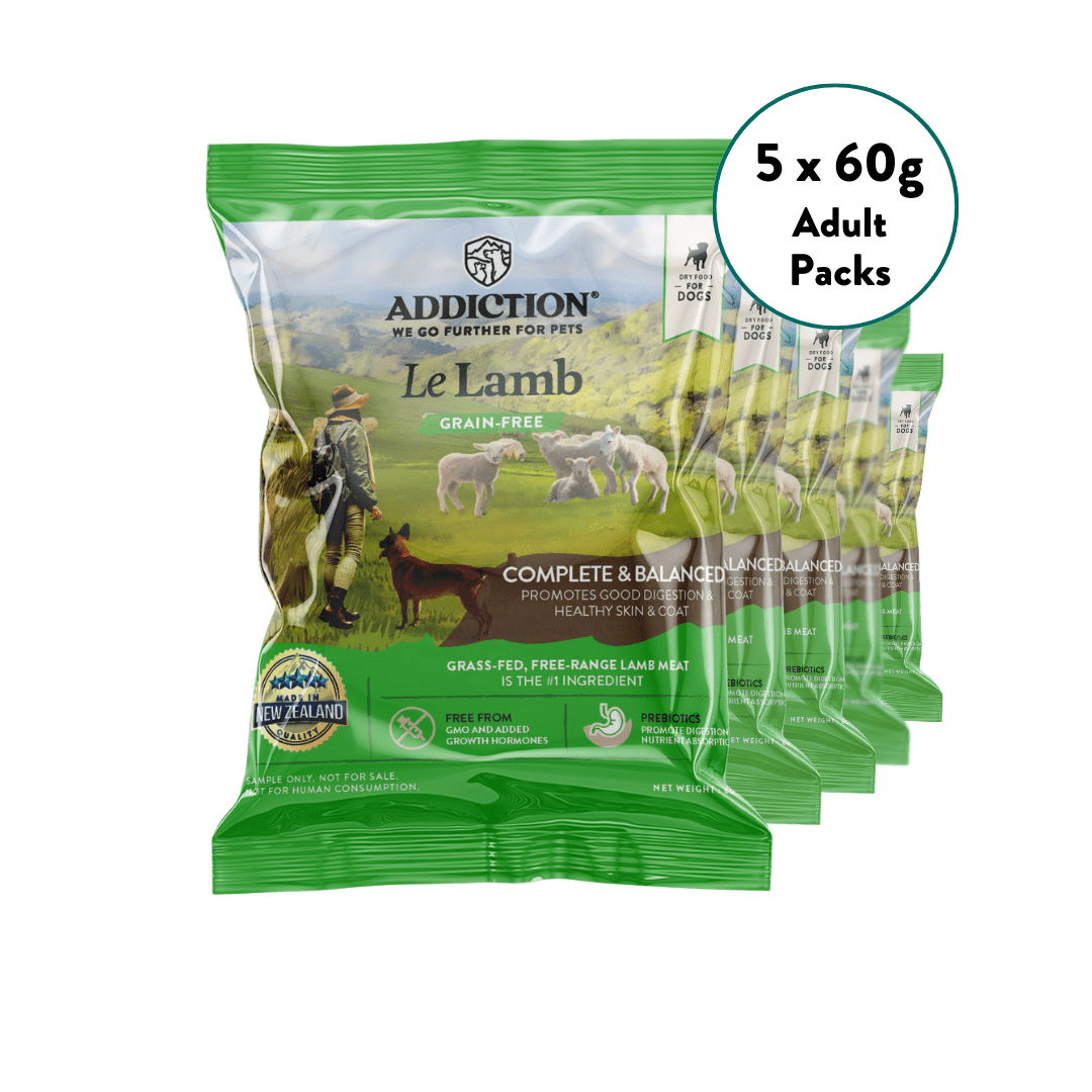 [Dog Trial Pack Bundle] Le Lamb Dry Food 60g - Addiction Singapore