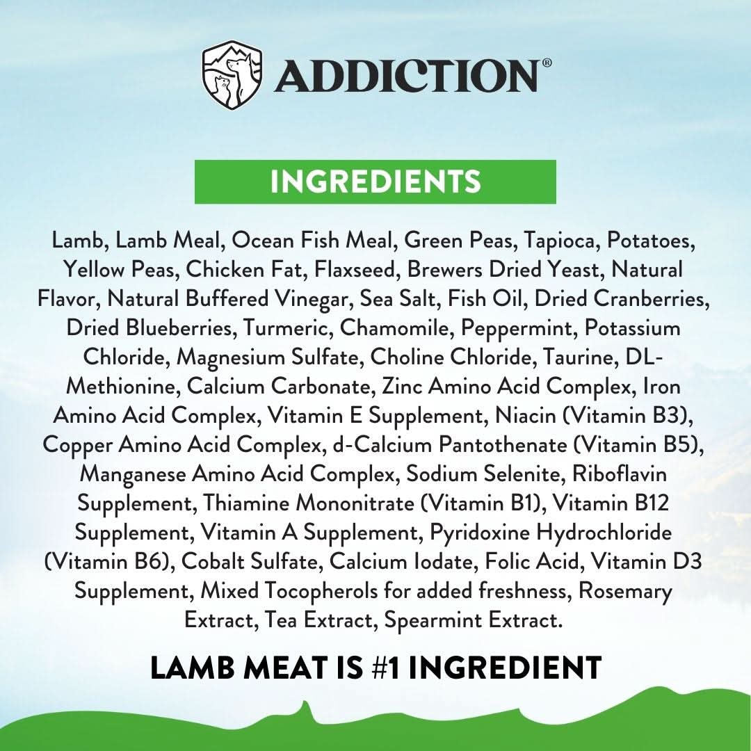 [Dog Trial Pack Bundle] Le Lamb Dry Food 60g - Addiction Singapore