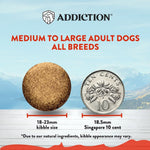 [Trial Pack Bundle] MEGA Lamb & Beef Grain-Free Dry Dog Food 5 x 60g - Addiction Singapore