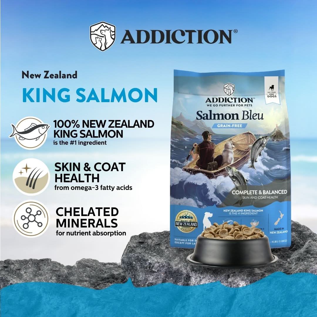 [Dog Trial Pack Bundle] Salmon Bleu Dry Food 60g - Addiction Singapore