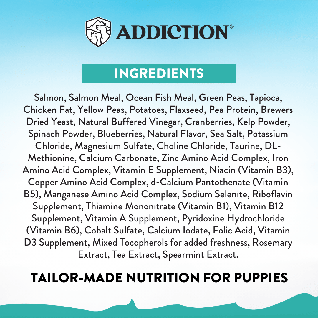[Trial Pack Bundle] Salmon Bleu Puppy Grain-Free Dry Dog Food 5 x 60g - Addiction Singapore