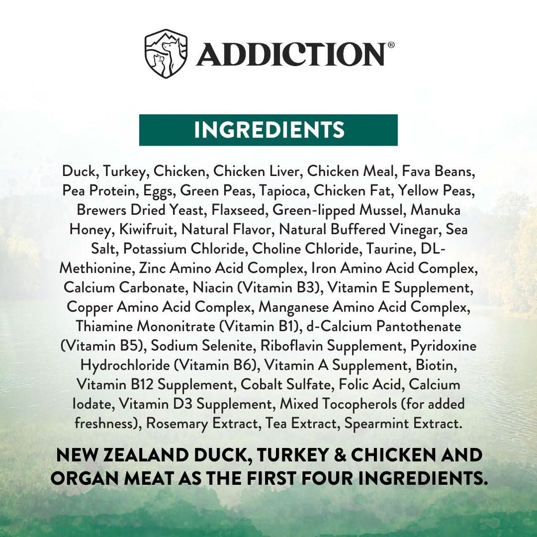[Trial Pack] Wild Islands NZ Island Birds Duck, Turkey & Chicken Grain-Free Dry Dog Food 60g - Addiction Singapore