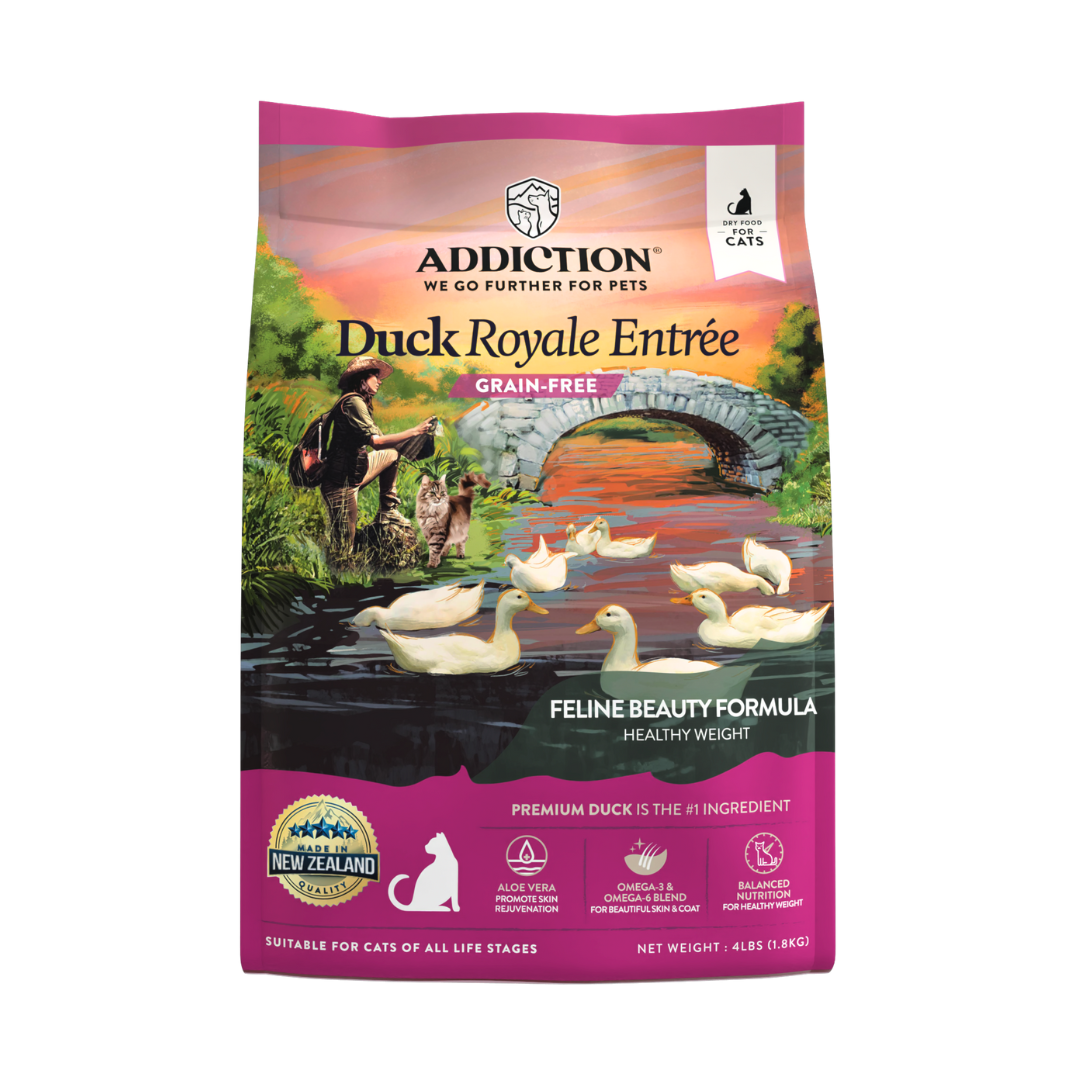 Duck Royale Dry Cat Food 1.8kg - Addiction Singapore