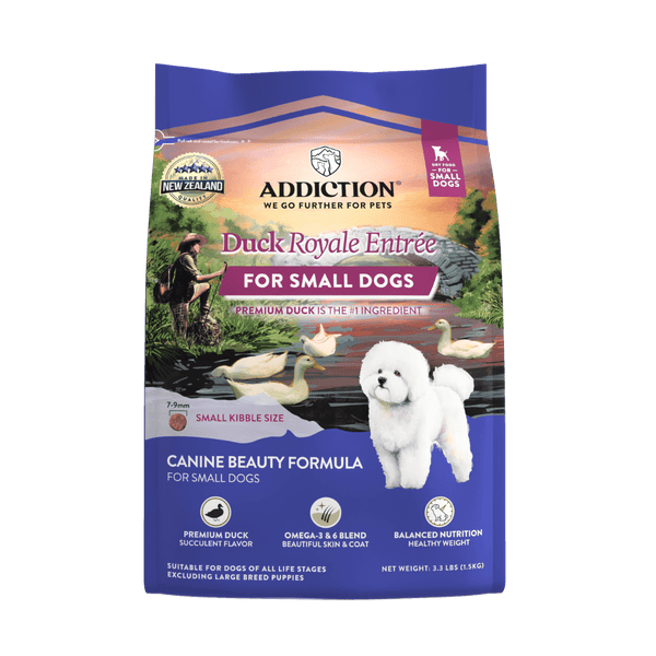 Duck Royale Entrée Small Breed Grain-Free Dry Dog Food 500g, 1.5kg - Addiction Singapore