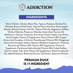 Duck Royale Entrée Small Breed Grain-Free Dry Dog Food 500g, 1.5kg - Addiction Singapore