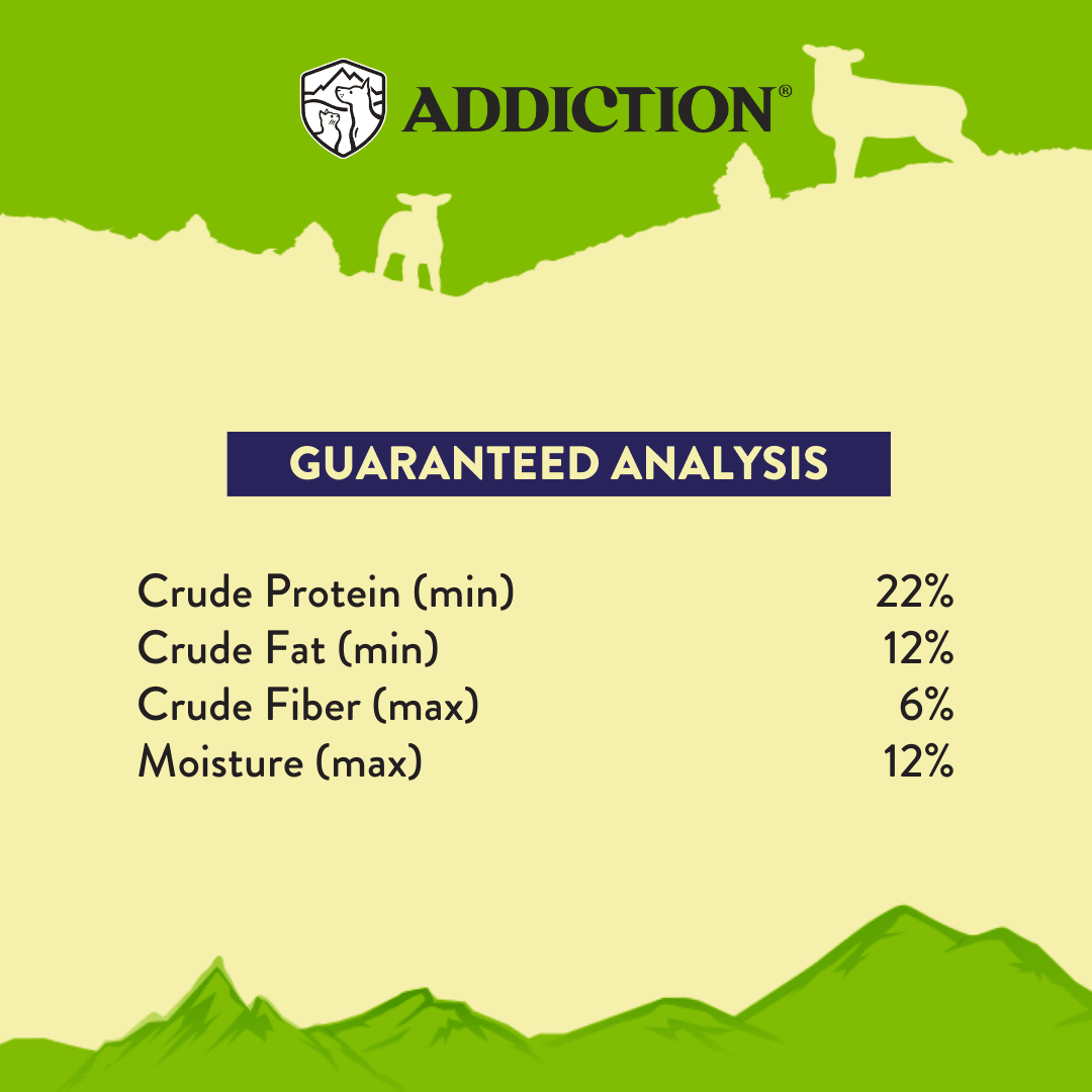Herbed Lamb & Potatoes Air - Dried Dog Food 910g - Addiction Singapore