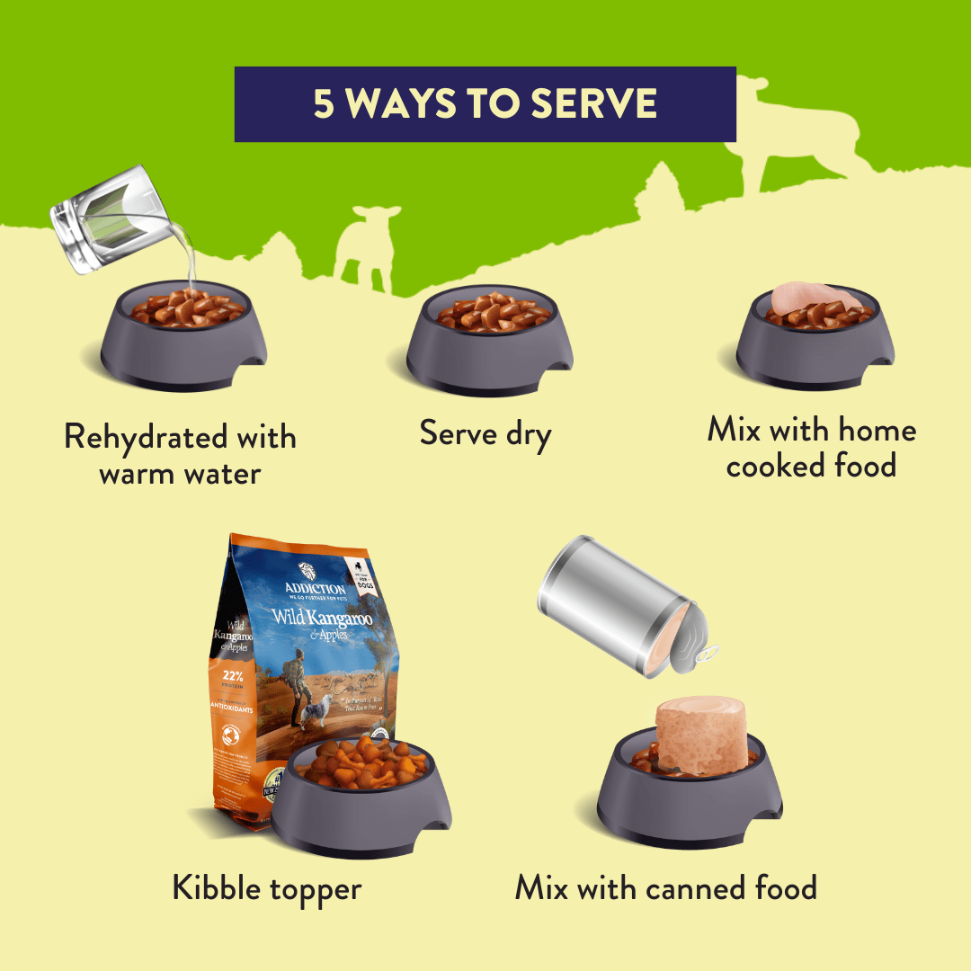 Herbed Lamb & Potatoes Air - Dried Dog Food 910g - Addiction Singapore
