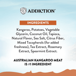Kangaroo Meaty Bites - Hypoallergenic Dog Treats 113g - Addiction Singapore