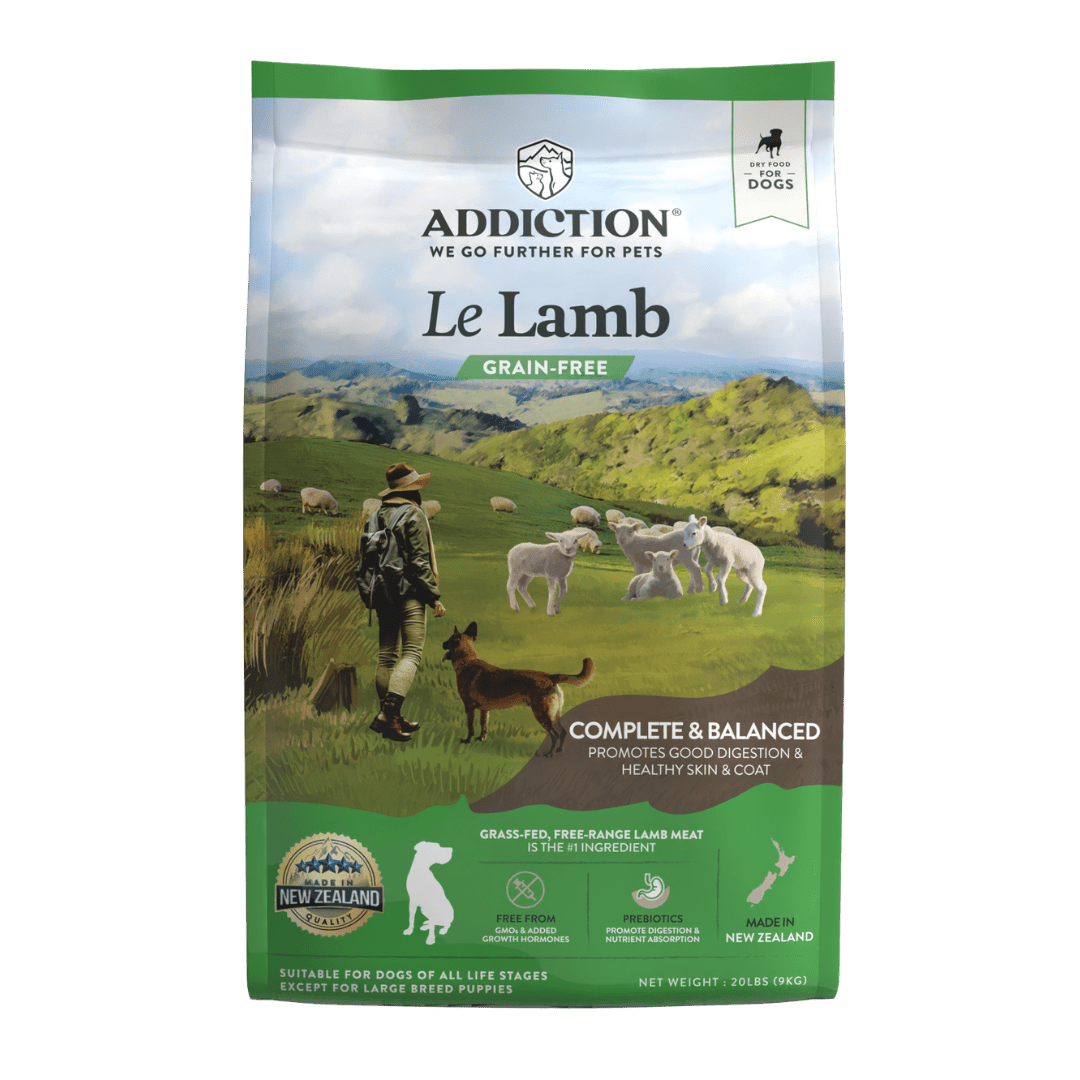 Le Lamb Dry Dog Food 1.8kg, 9kg - Addiction Singapore