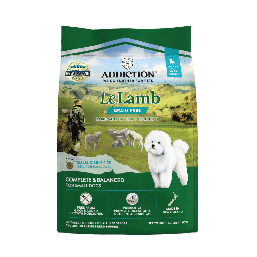 Le Lamb Small Breed Dry Dog Food 500g, 1.5kg - Addiction Singapore
