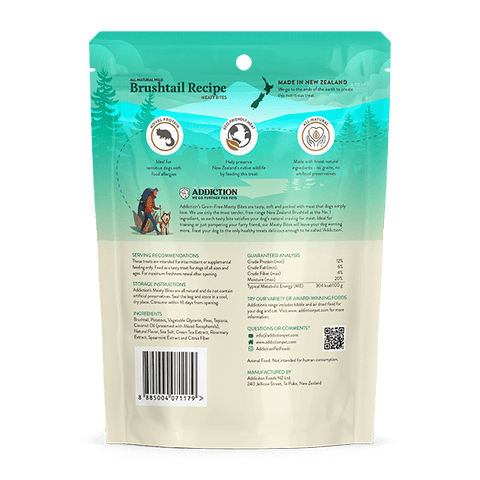 Brushtail Meaty Bites - Hypoallergenic Dog Treats