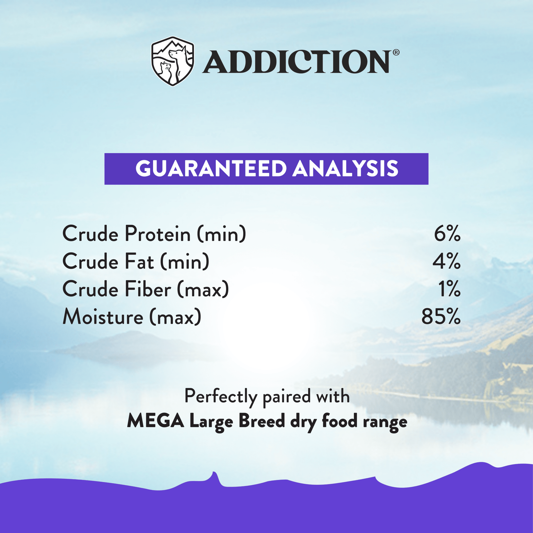 Mega Hearty Chicken Chunks in Gravy Wet Dog Food 700g - Addiction Singapore