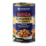 Mega Hearty Chicken Chunks in Gravy Wet Dog Food 700g - Addiction Singapore