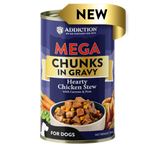 Mega Hearty Chicken Chunks in Gravy Wet Dog Food 700g - Addiction Singapore