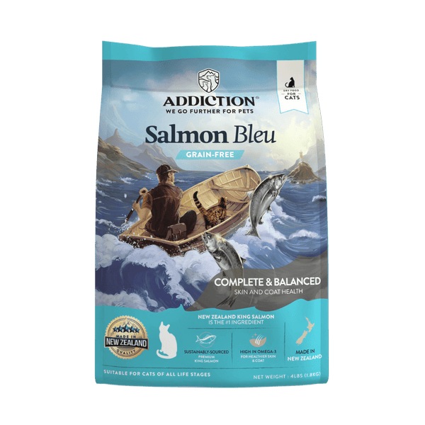 Salmon Bleu Grain-Free Dry Cat Food 1.8kg - Addiction Singapore