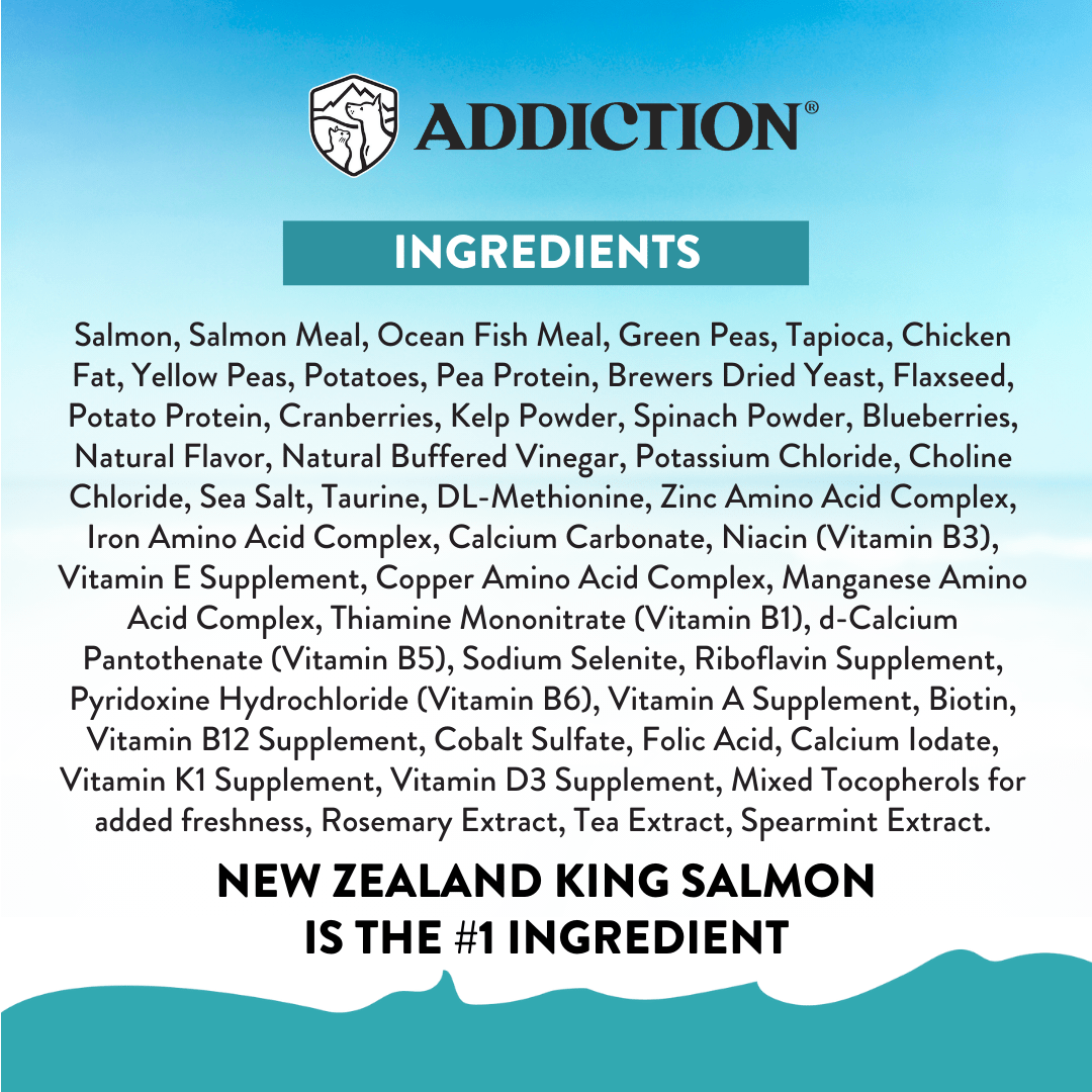 Salmon Bleu Dry Cat Food 1.8kg - Addiction Singapore