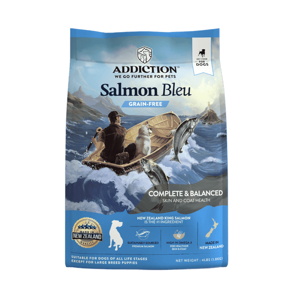 Salmon Bleu Grain-Free Dry Dog Food 1.8kg, 9kg - Addiction Singapore