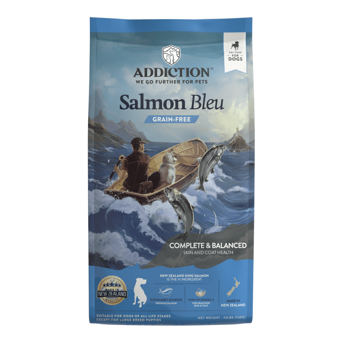 Salmon Bleu Dry Dog Food 1.8kg, 9kg - Addiction Singapore