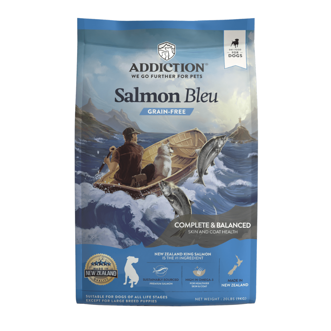 Salmon Bleu Dry Dog Food 1.8kg, 9kg - Addiction Singapore