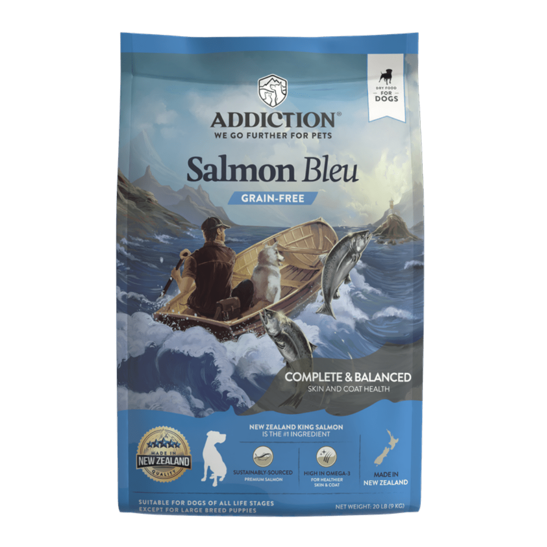 Salmon Bleu Grain-Free Dry Dog Food 1.8kg, 9kg - Addiction Singapore