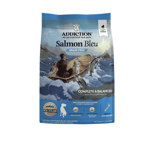 Salmon Bleu Grain-Free Dry Dog Food 1.8kg, 9kg - Addiction Singapore