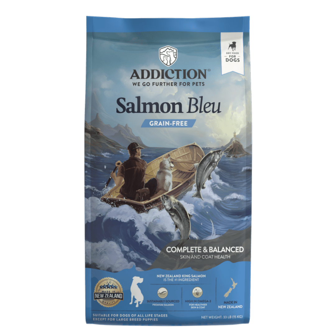 Salmon Bleu Grain-Free Dry Dog Food 1.8kg, 9kg - Addiction Singapore