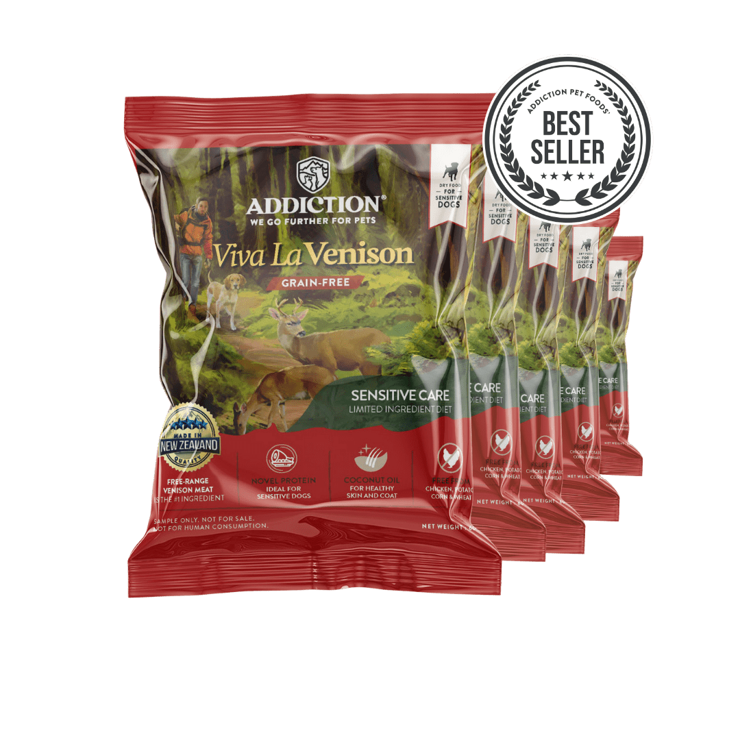 [Trial Pack Bundle] Viva La Venison Dry Dog Food 60g - Addiction Singapore