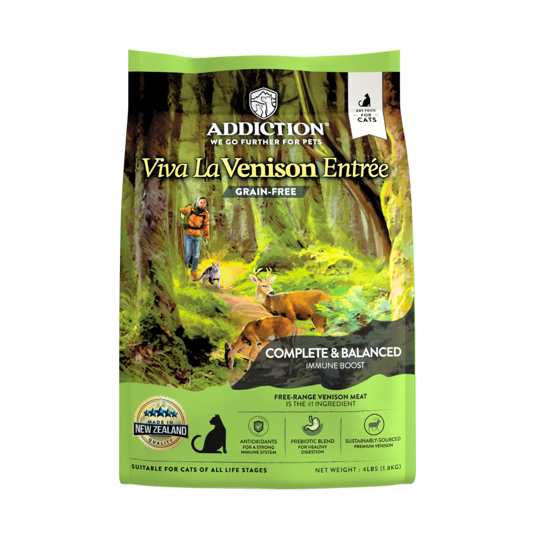 Viva La Venison Dry Cat Food 1.8kg - Addiction Singapore