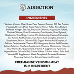 Viva La Venison Dry Dog Food 1.8kg, 9kg - Addiction Singapore