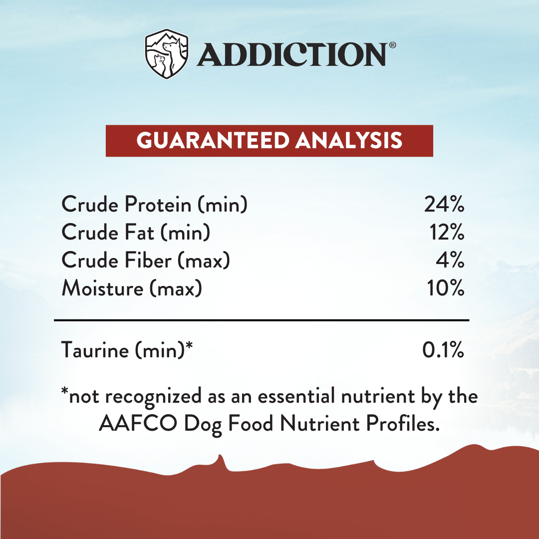 Viva La Venison Dry Dog Food 1.8kg, 9kg - Addiction Singapore