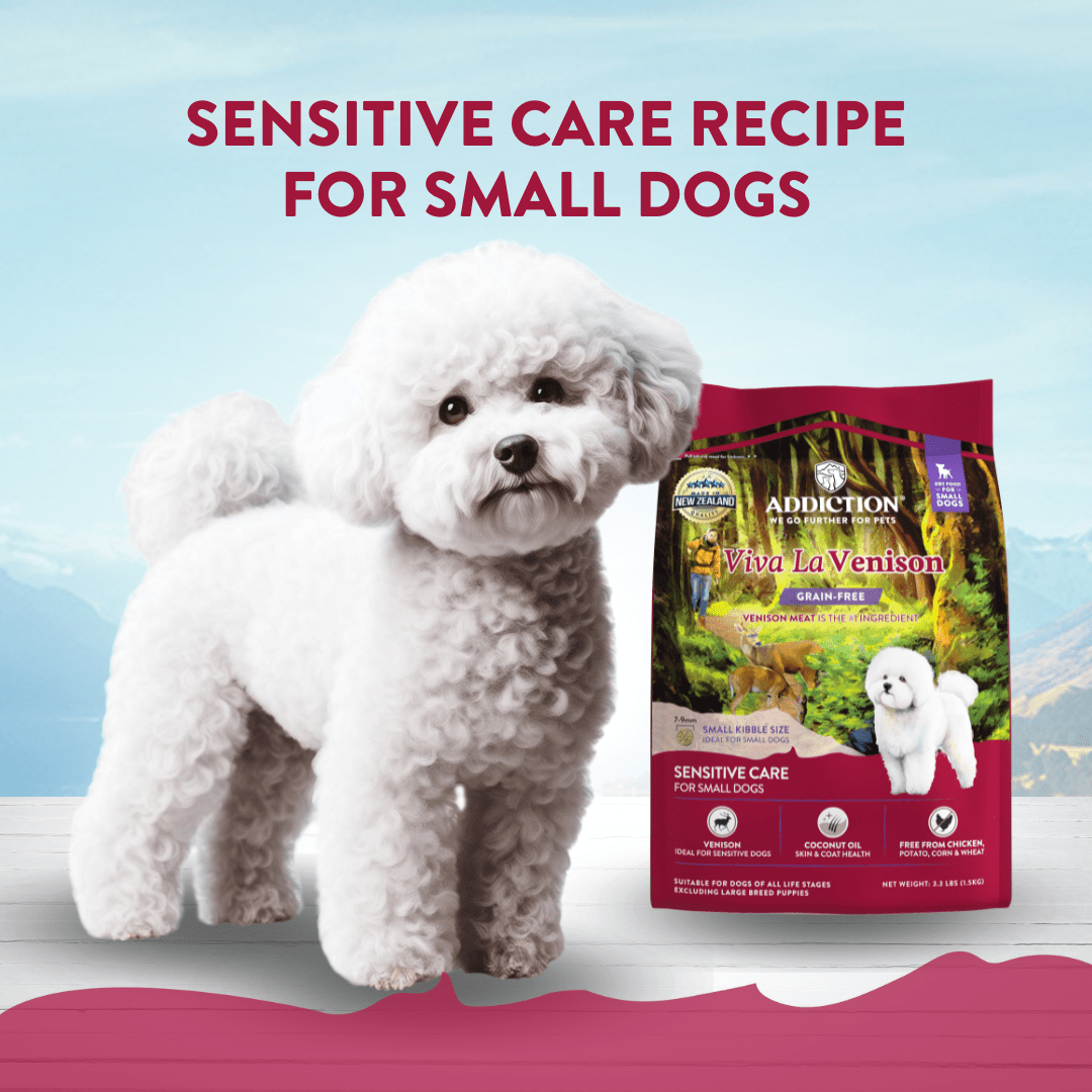 Viva La Venison Grain - free Venison Small Breed Dry Dog Food 1.5kg - Addiction Singapore