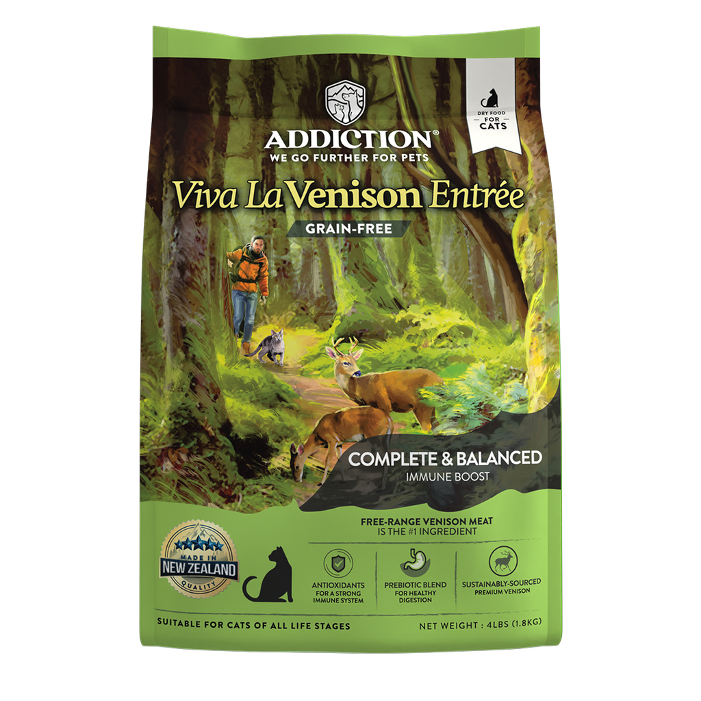 Addiction Viva La Venison Dry Cat Food 1.8kg, 4.5kg