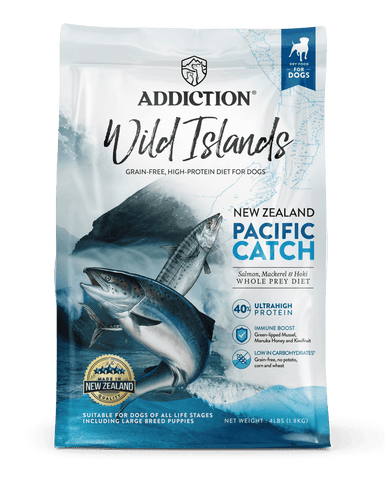 Wild Islands Pacific Catch Premium King Salmon, Mackerel & Hoki Dry Dog Food