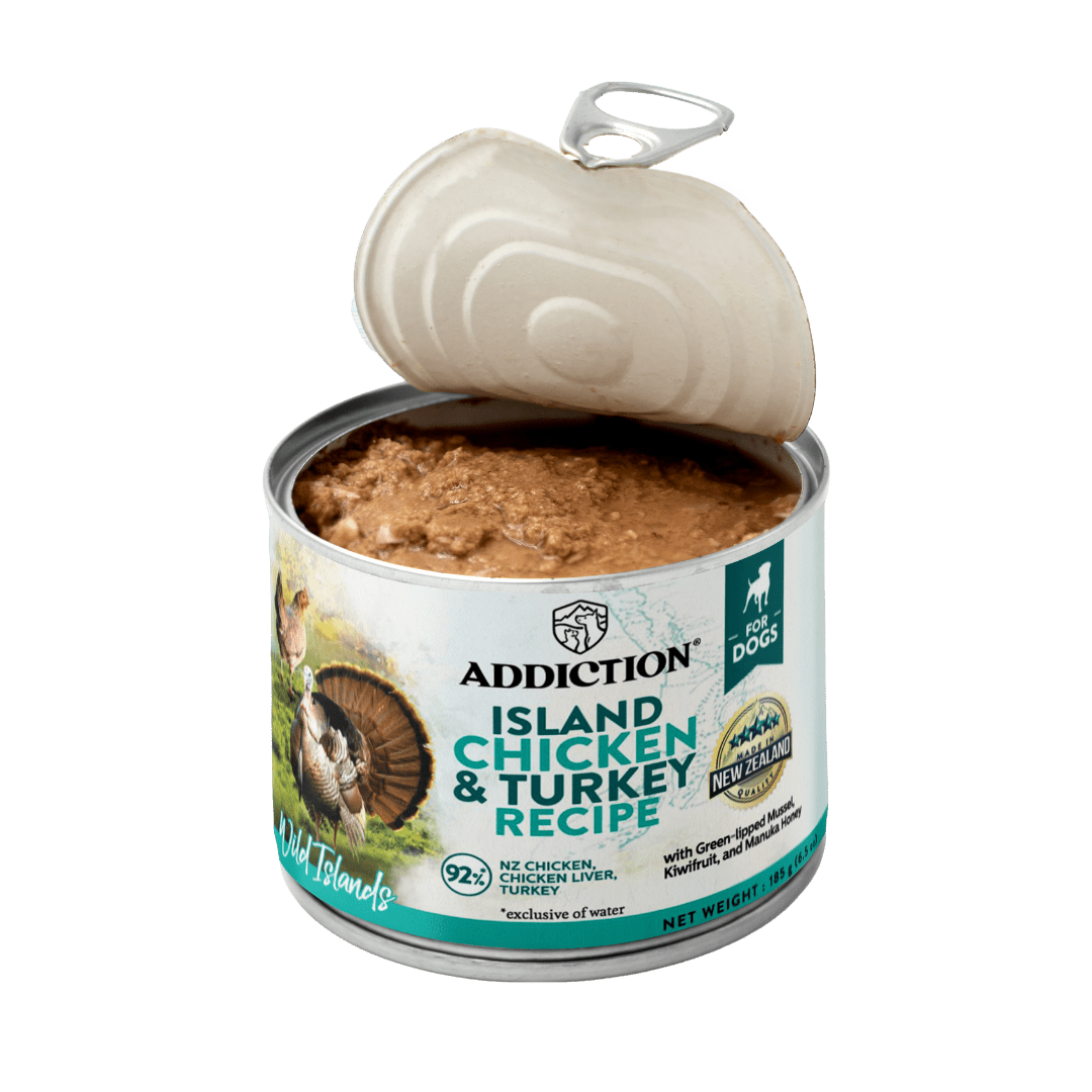 Wild Islands Chicken & Turkey Wet Can Dog Food 185g - Addiction Singapore