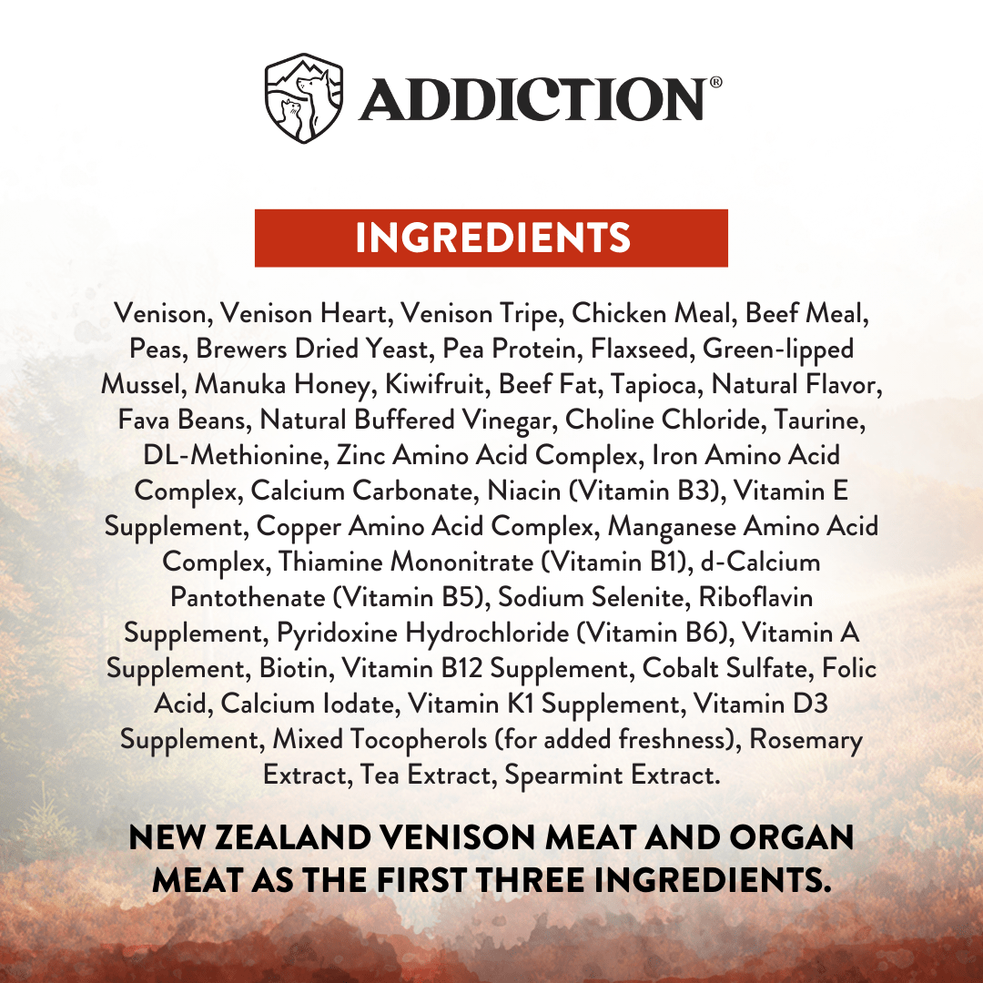 Wild Islands Forest Meat Premium Venison Dry Cat Food 1.8kg, 4.5kg - Addiction Singapore
