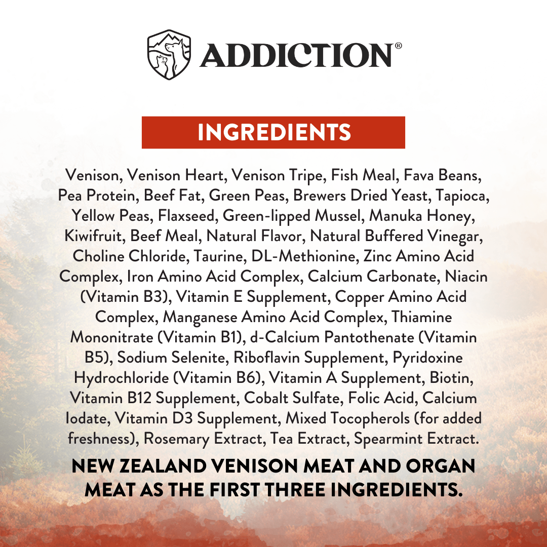 Wild Islands NZ Forest Meat Recipe Venison-First Grain-Free Dry Dog Food 1.8kg, 9kg - Addiction Singapore