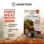 Wild Islands NZ Forest Meat Recipe Venison-First Grain-Free Dry Dog Food 1.8kg, 9kg - Addiction Singapore