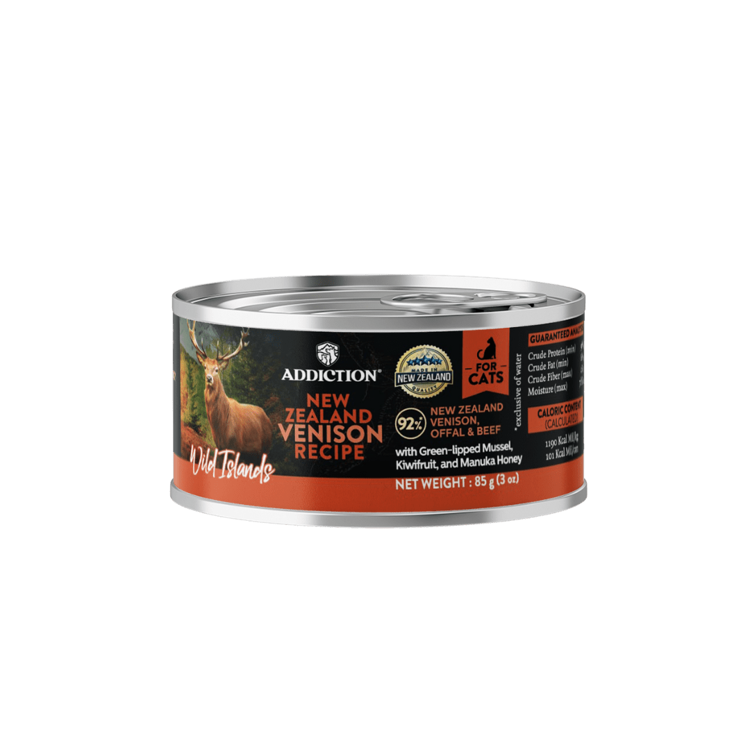 Wild Islands Forest Venison and Beef Wet Cat Food 85g - Addiction Singapore