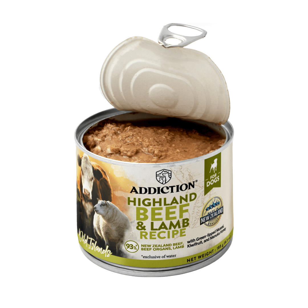 Wild Islands Highland Beef & Lamb Wet Can Dog Food 185g - Addiction Singapore