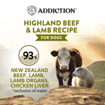 Wild Islands Highland Beef & Lamb Wet Can Dog Food 185g - Addiction Singapore