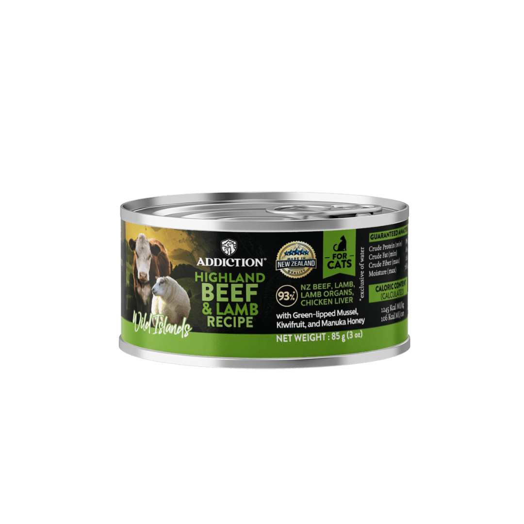 Wild Islands Highland Beef & Lamb Wet Cat Food 85g - Addiction Singapore