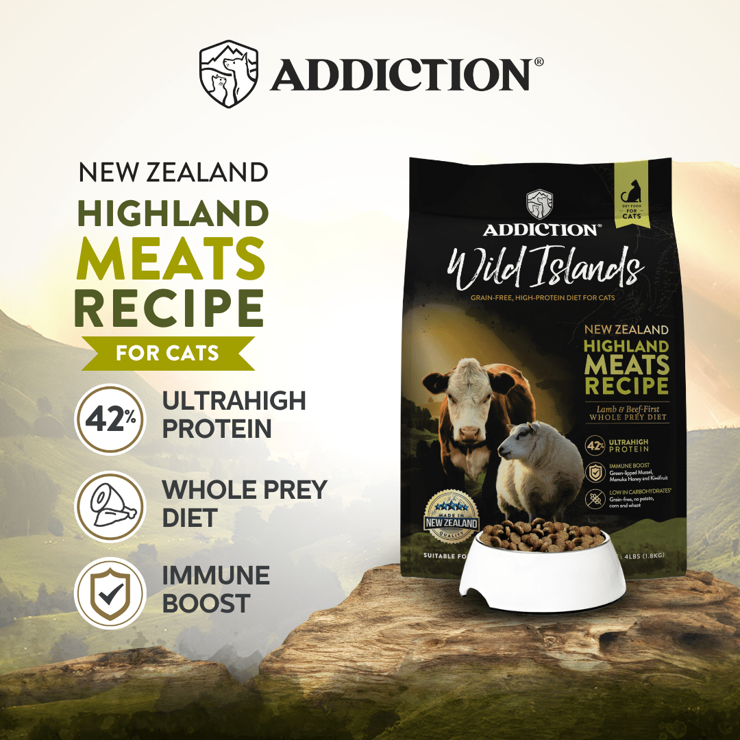 Wild Islands Highland Meats Beef & Lamb Dry Cat Food 1.8kg, 4.5kg - Addiction Singapore