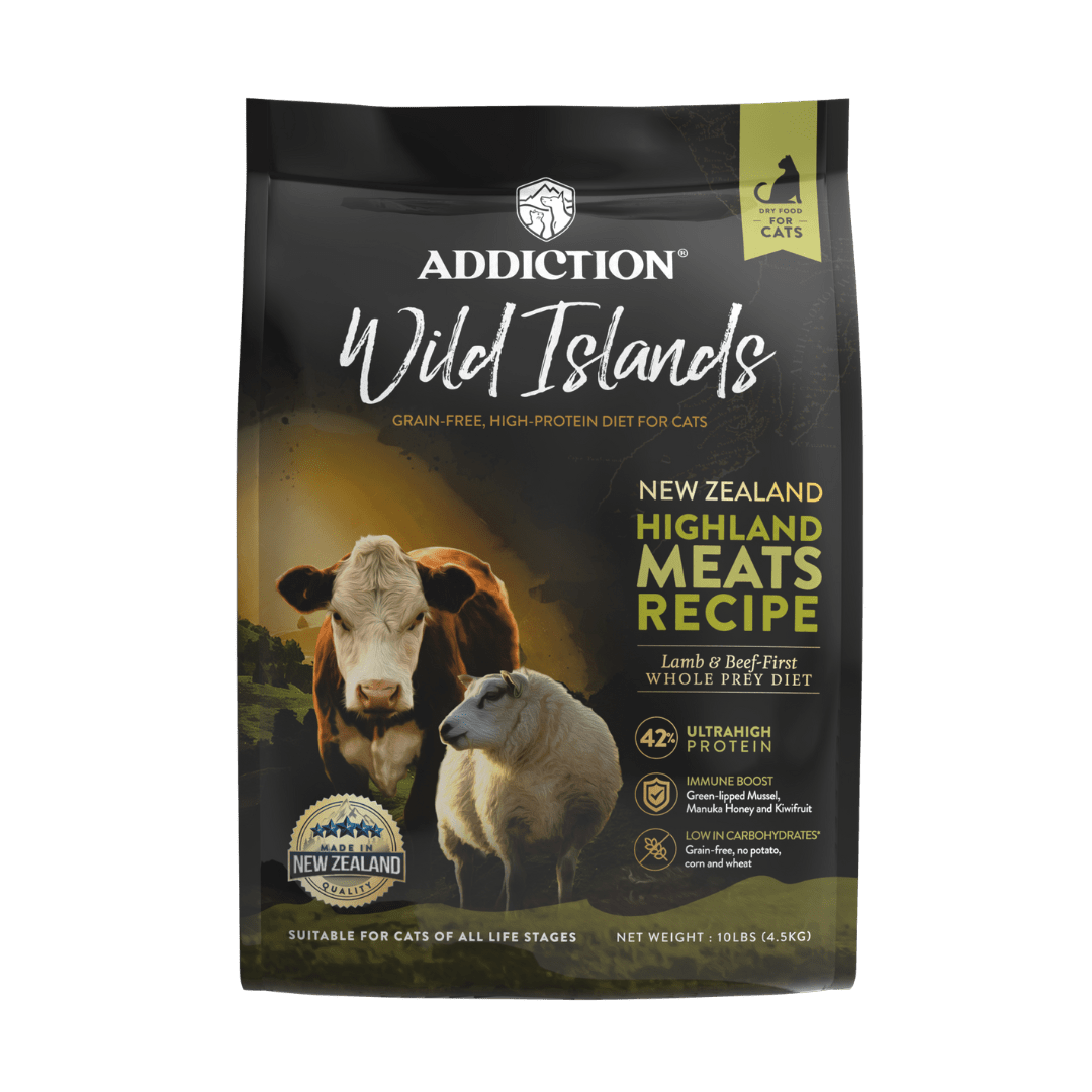 Wild Islands Highland Meats Beef & Lamb Dry Cat Food 1.8kg, 4.5kg - Addiction Singapore