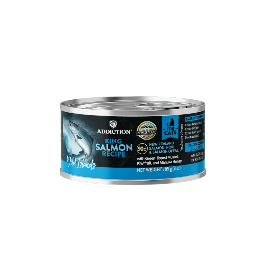 Wild Islands King Salmon Wet Cat Food 85g - Addiction Singapore