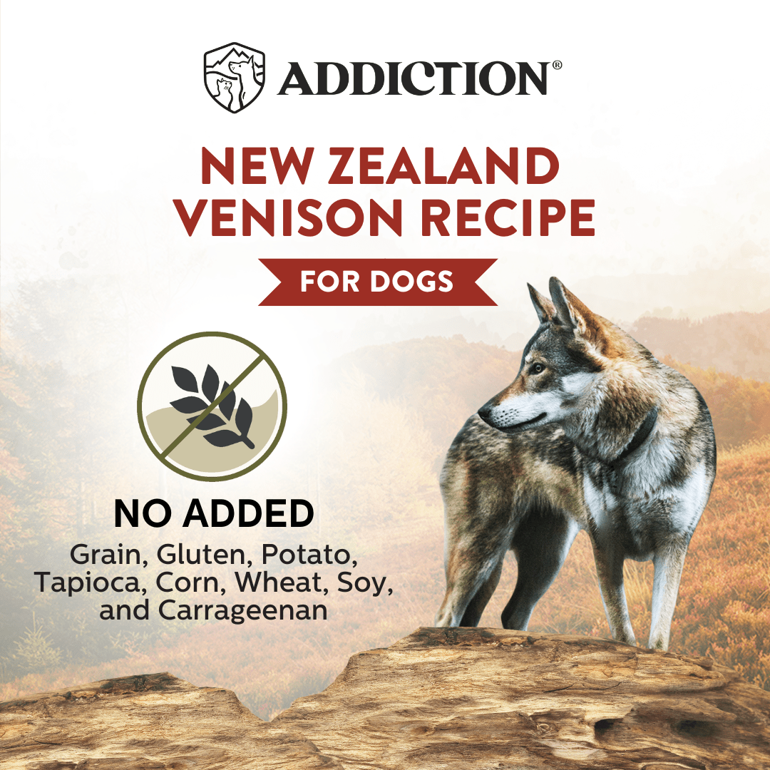 Wild Islands NZ Venison Wet Can Dog Food 185g - Addiction Singapore