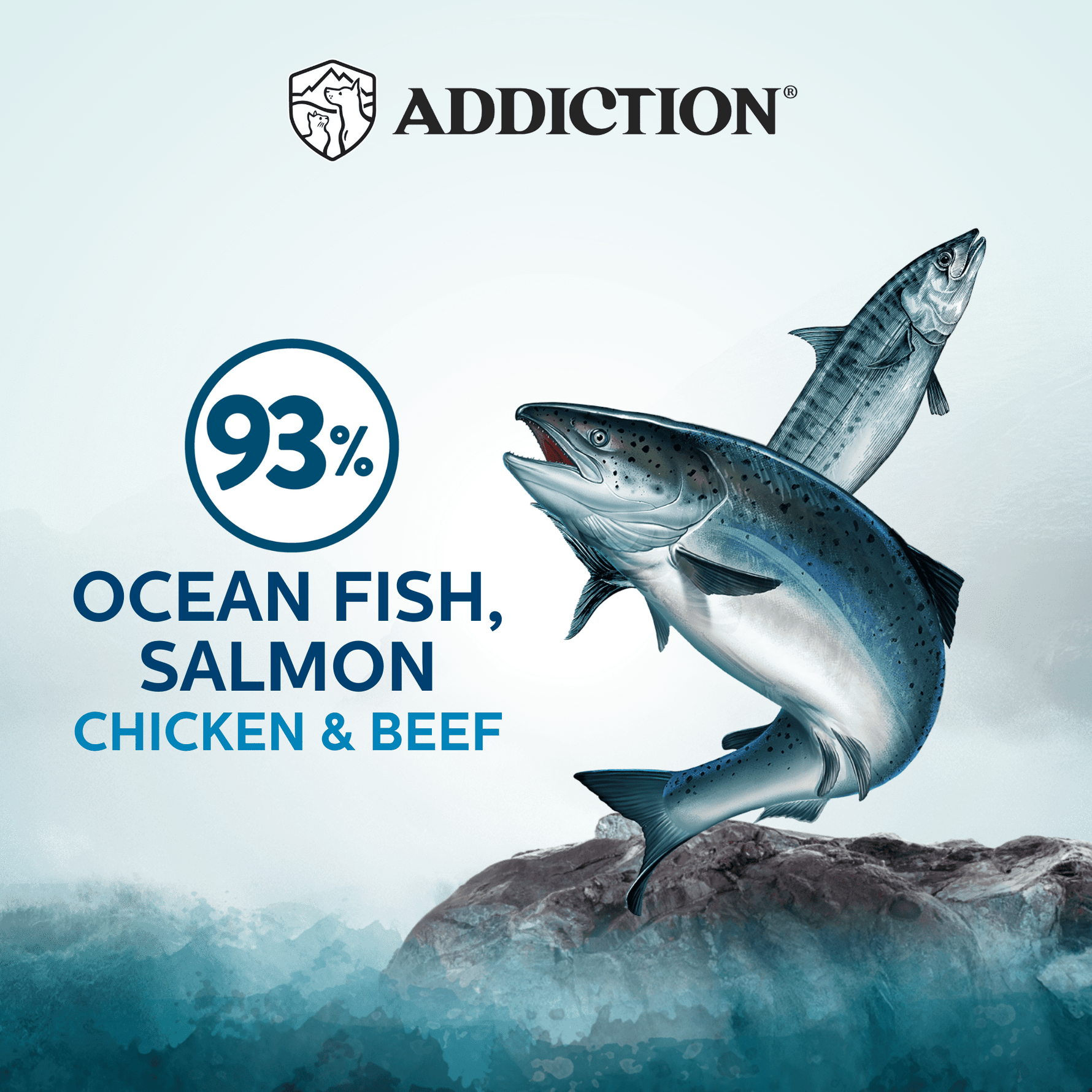 Wild Islands Pacific Catch NZ Fish & Salmon High - Meat Canned Cat Food 185g - Addiction Singapore